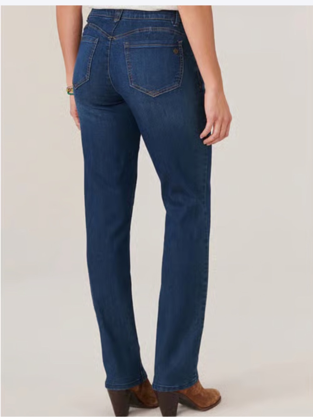 Democracy Absolution Booty Lift Straight Indigo Jeans Sz 14 Slimming - Picture 2 of 14